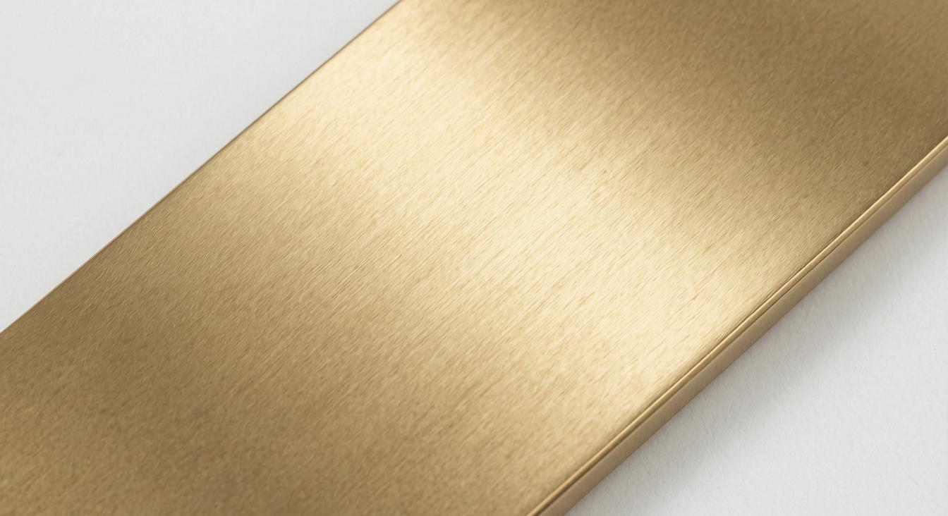 PVD Champagne Gold Finish in natural light — Fadior