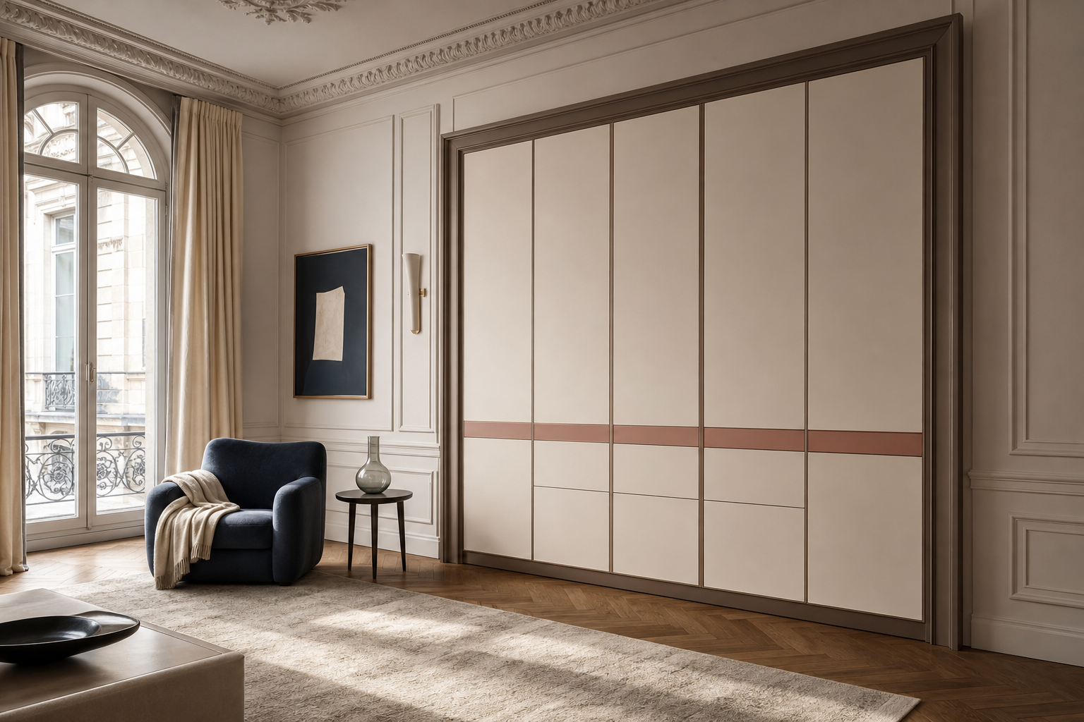 Gloria Library Tasting Alcove | acero inoxidable 304 | FADIOR HOME estudio de adaptación