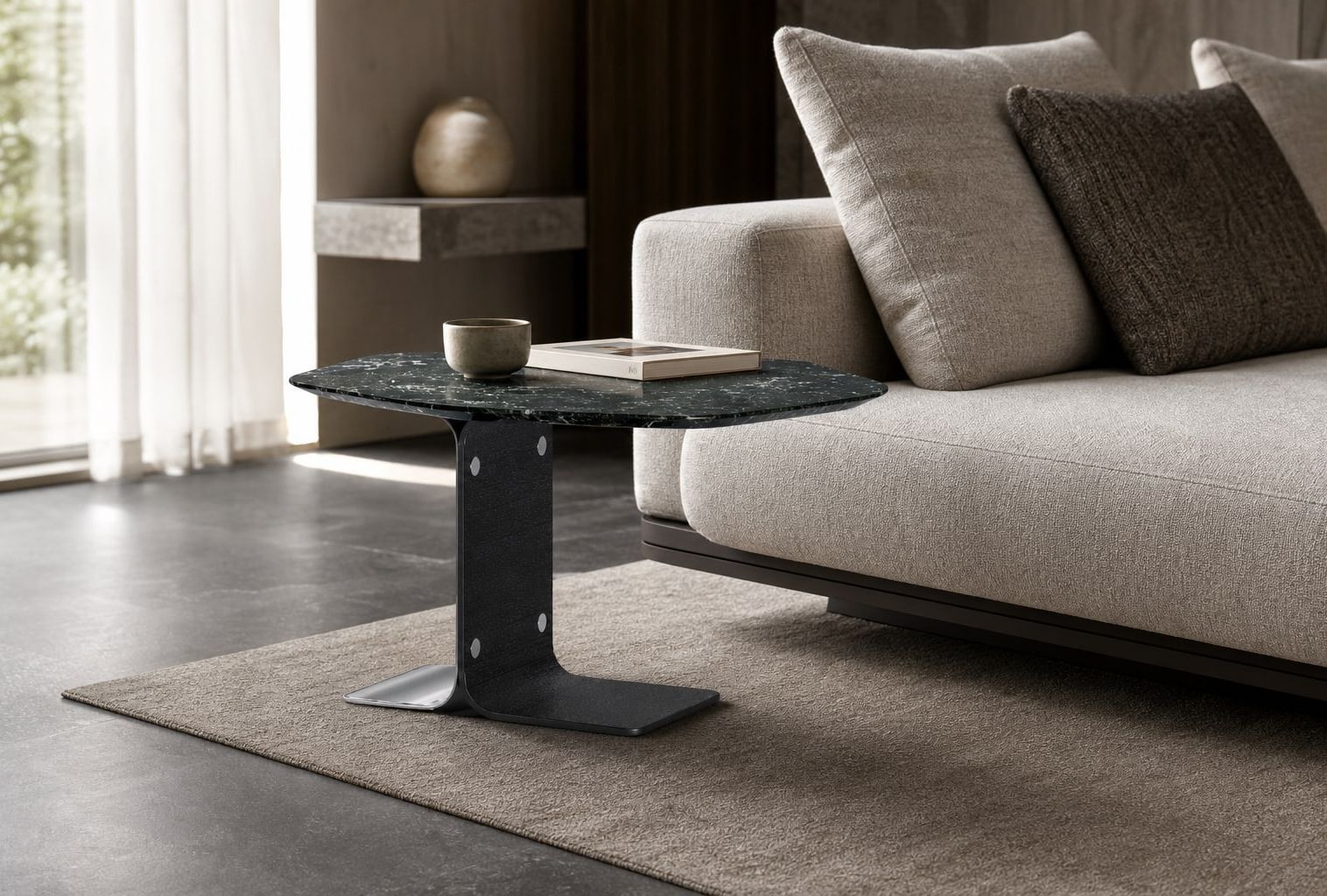 Side Table styled in a FADIOR HOME interior setting