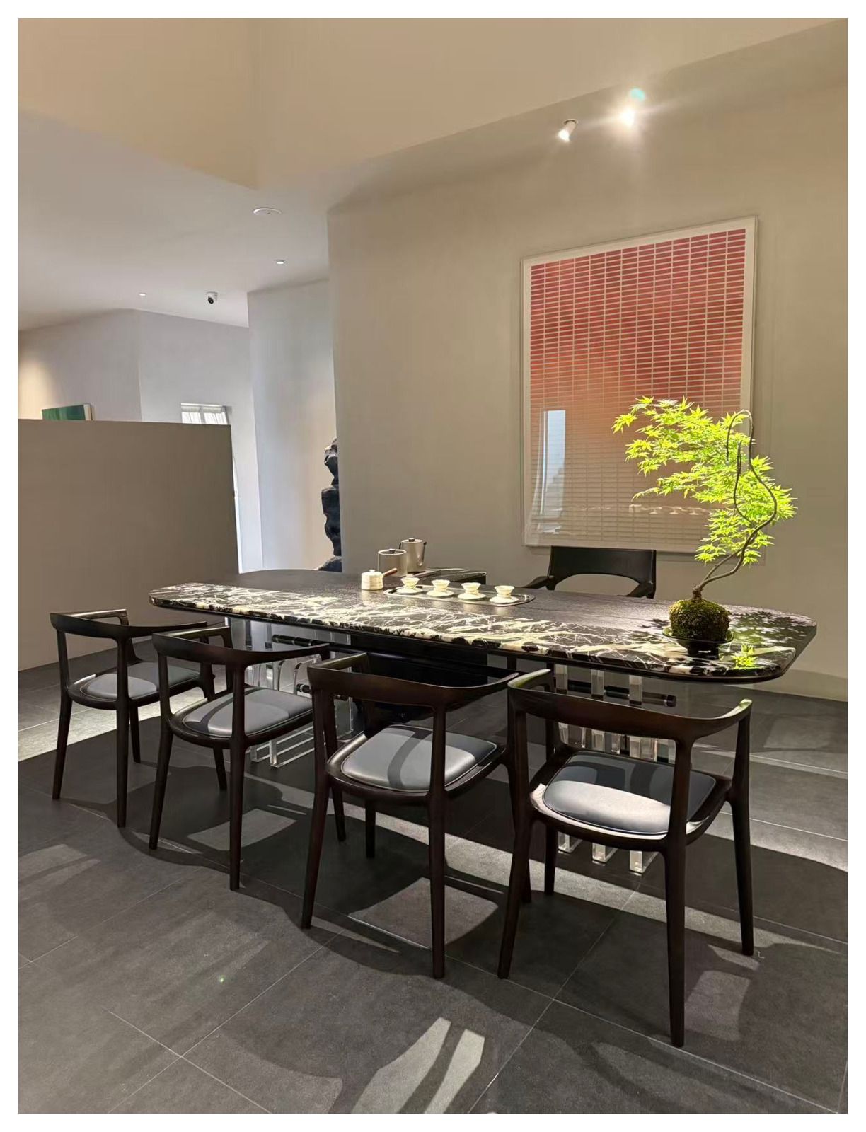 Marble Tea Table 2400*900*720H product photo for FADIOR HOME shop