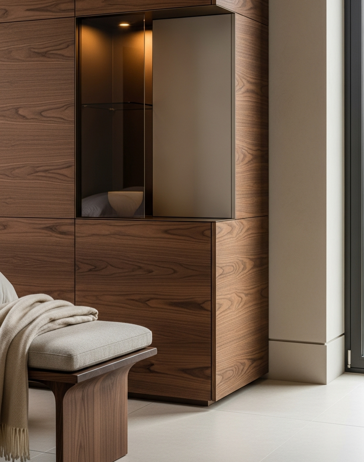 Atelier Bar Cabinet — detail view