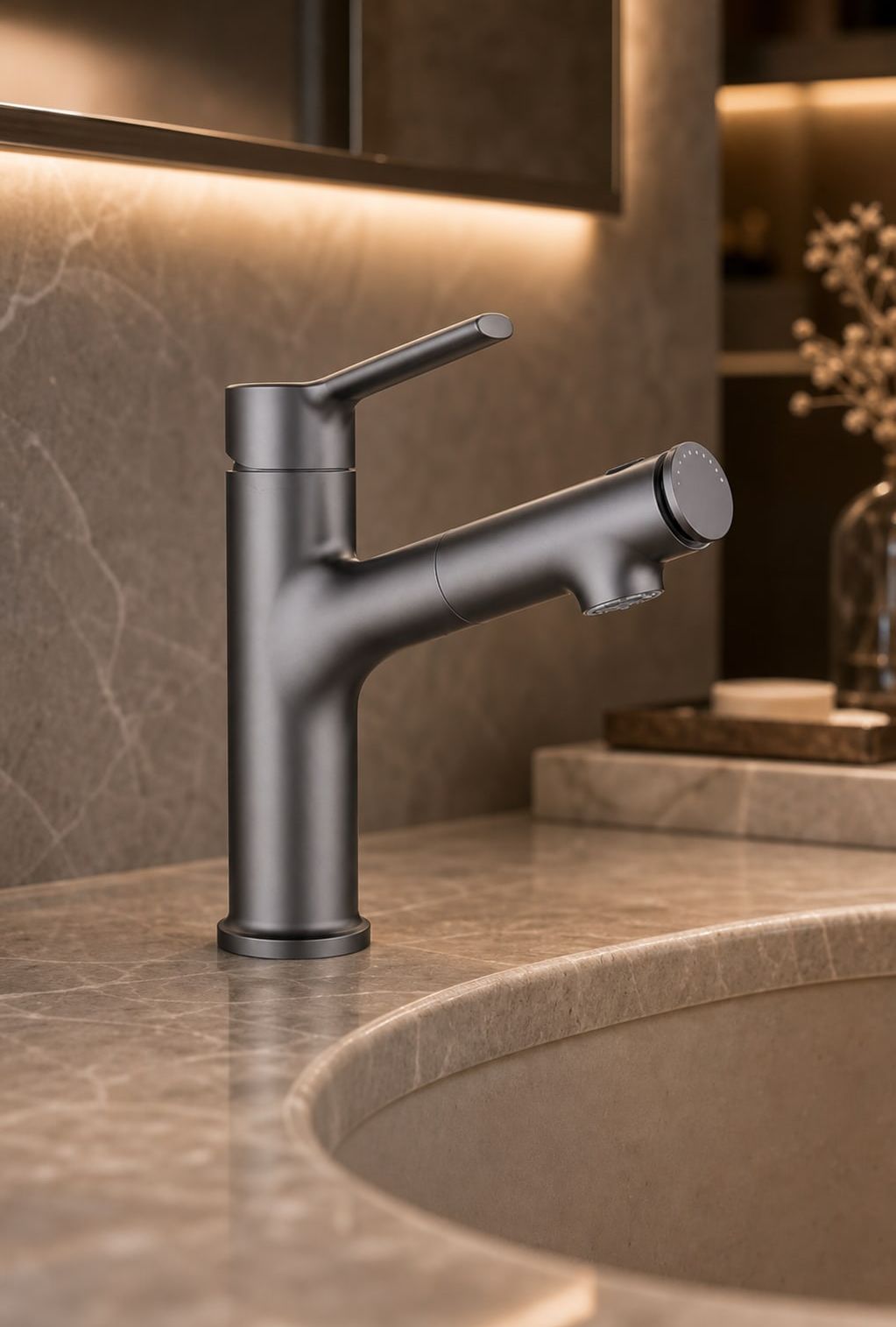 Basin styled in a FADIOR HOME interior setting