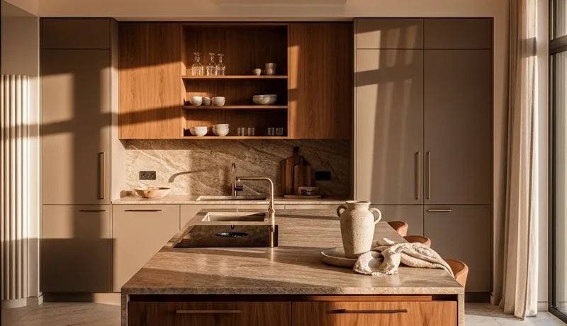 Tendencias de diseño de cocinas de lujo 2026: El cambio hacia materiales permanentes — editorial de Fadior sobre mobiliario en acero inoxidable 304