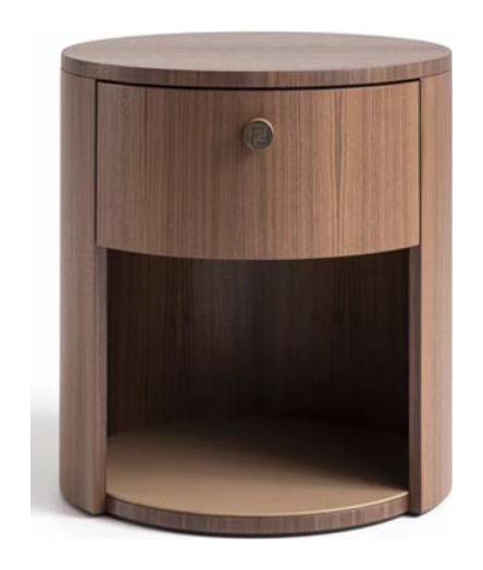 Walnut Nightstand product photo for FADIOR HOME shop