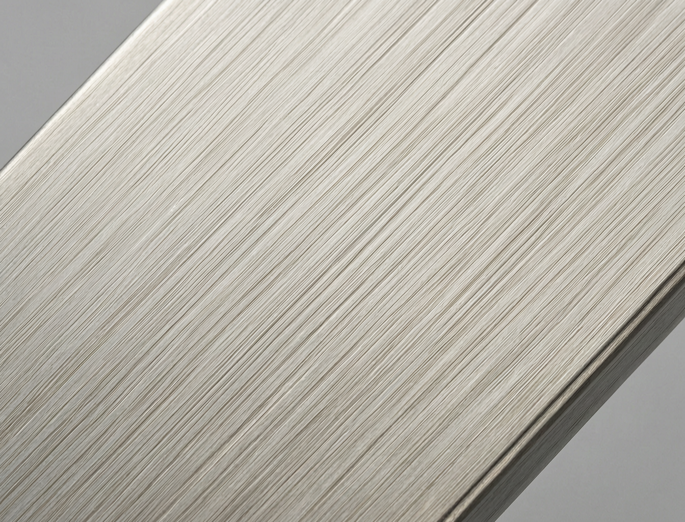 Close-up macro texture of 304 Stainless Steel for Residential Cabinetry