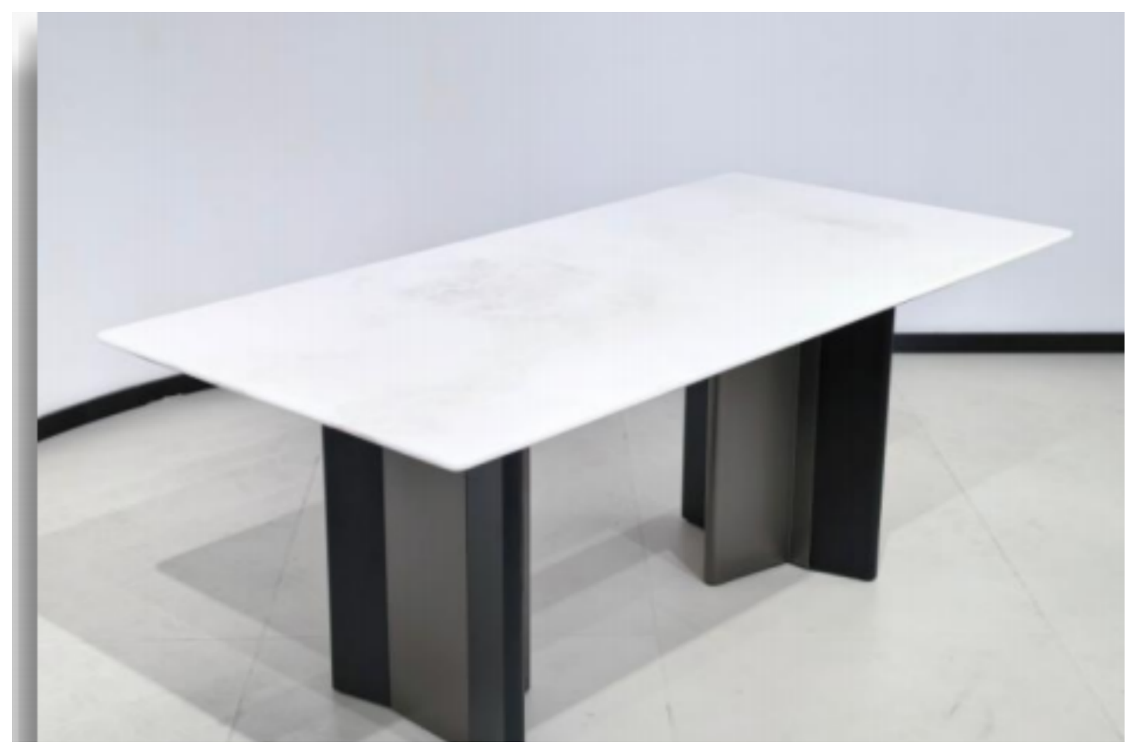 Stone-Top Marble Dining Table 160x80 product photo for FADIOR HOME shop