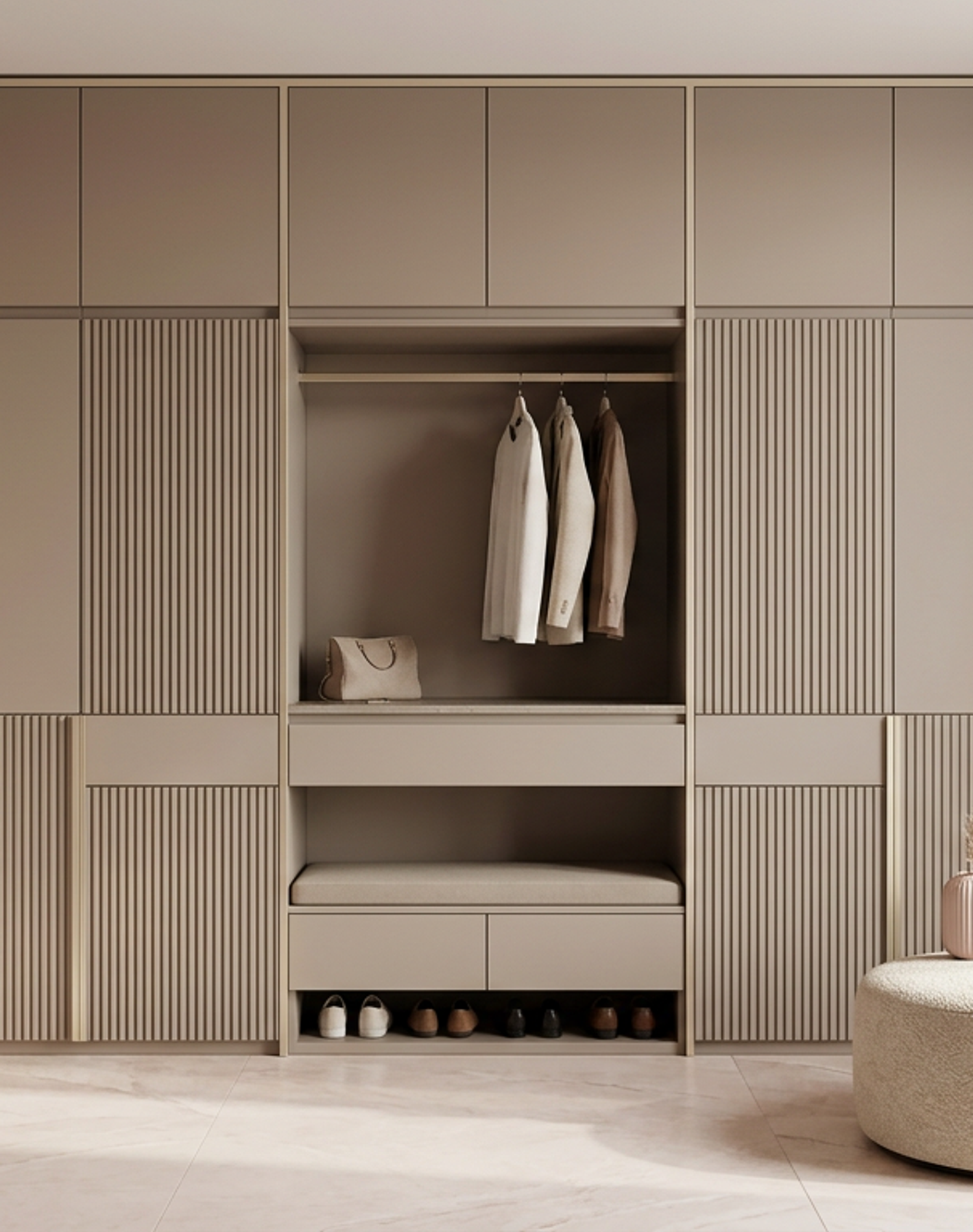 Fadior Savile Entryway Suite — lifestyle setting with natural light and residential styling