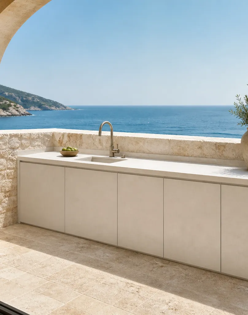 Fadior Cannes Balcony Suite with Tide Sink Landing — interior room context showing cabinet integration