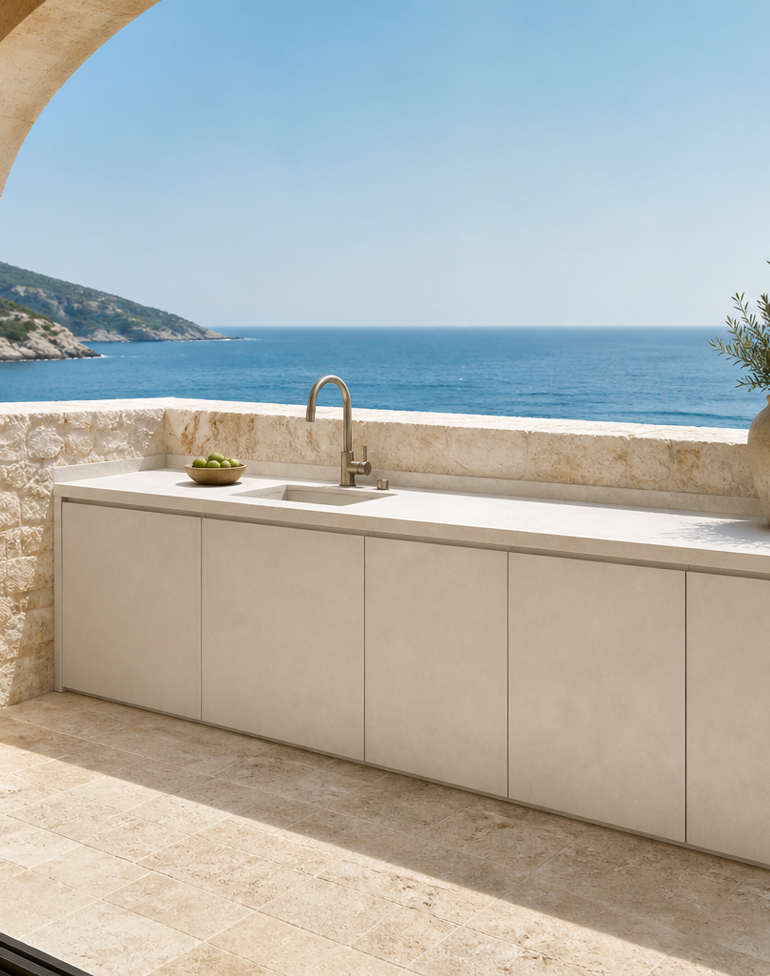Fadior Cannes Balcony Suite with Tide Sink Landing — interior room context showing cabinet integration