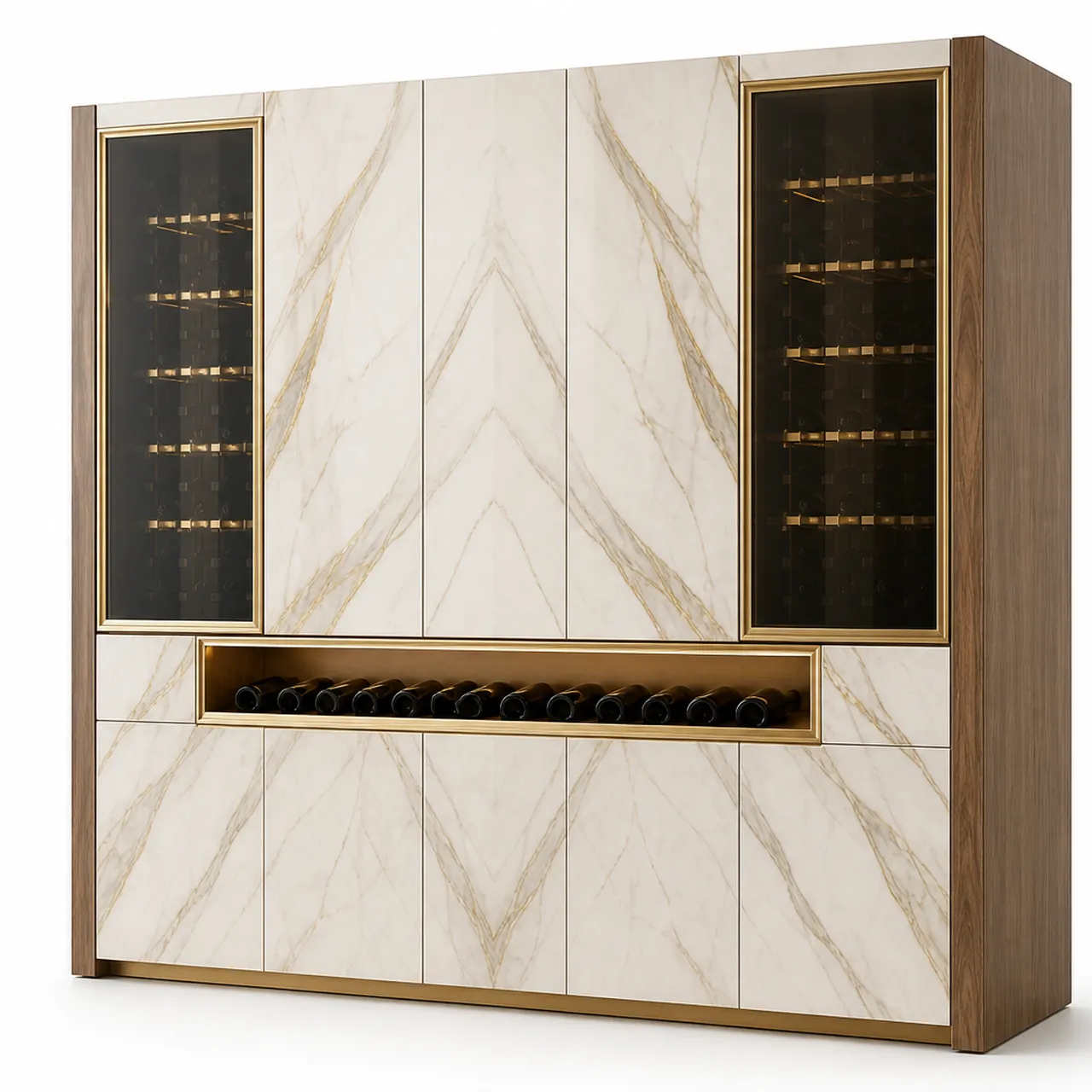 Suite de Armario de Vinos Gloria con Abertura Ledger para Botellas vista principal