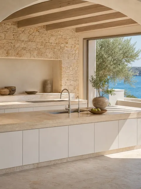 Suite de Cocina Meridian con Galería de Fregadero Diamond Clean