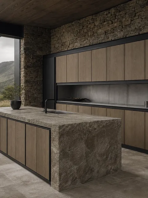 Suite de cocina Continuum con Arcada de Preparación Silver Veil