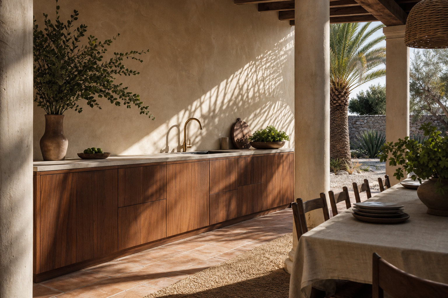 Fadior Atelier Kitchen Suite with Undermount Basin Prep Spine — lifestyle setting with natural light and residential styling