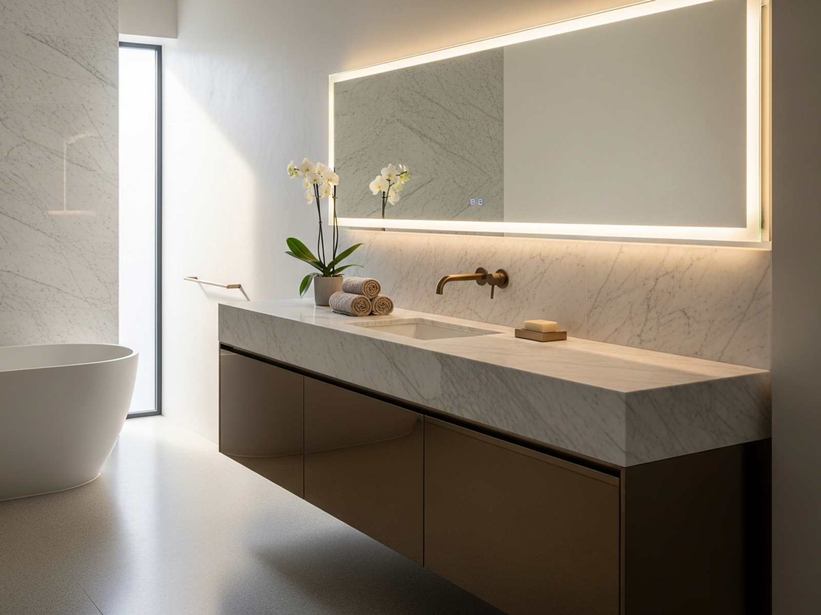 Fadior Bath and Vanity — premium stainless steel cabinetry