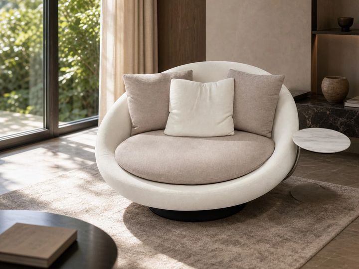 Lounge Chair styled in a FADIOR HOME interior setting