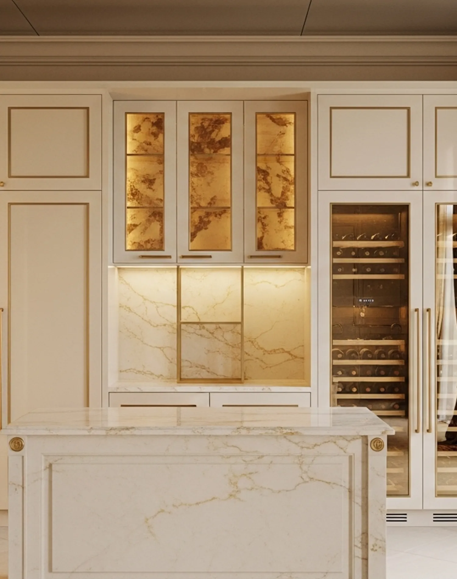 Suite de Armario de Vinos Grotto estudio de adaptación