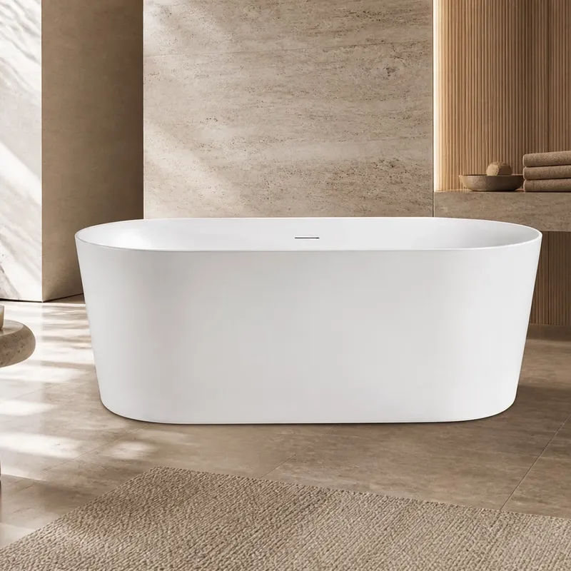 Slim-Edge Insulated Acrylic Bathtub