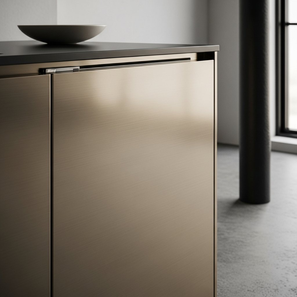 Fadior Tribeca Cast-Iron Penthouse — close-up of stainless steel finish and hardware detail