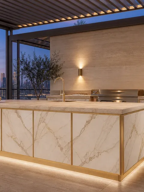 Suite de Cocina Exterior Vantage con Horno de Servicio para Pérgola