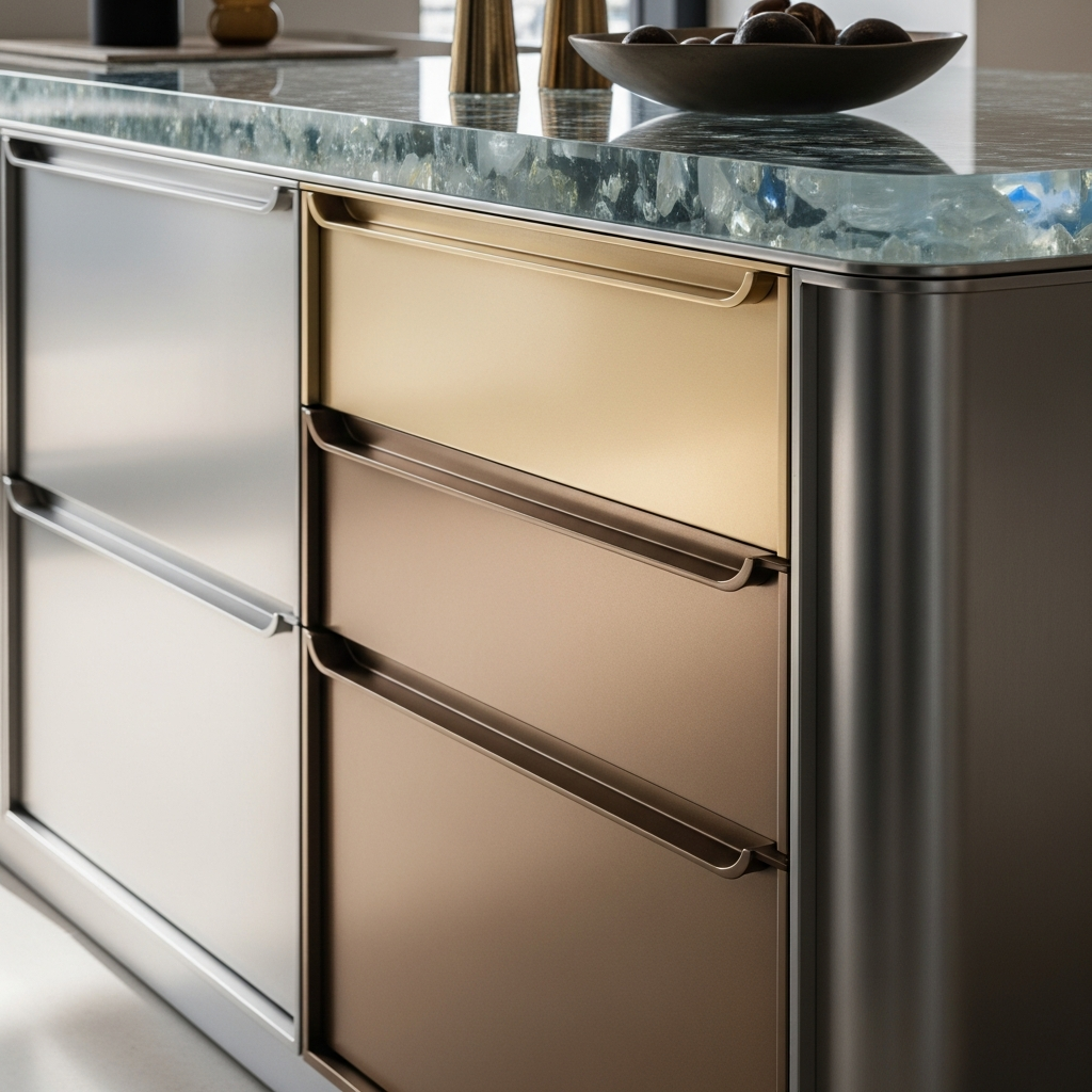 Fadior Milan Design Week Steel Pavilion — product detail close-up