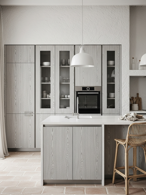 Fadior Continuum Kitchen Suite — 304 stainless steel kitchen system, front view