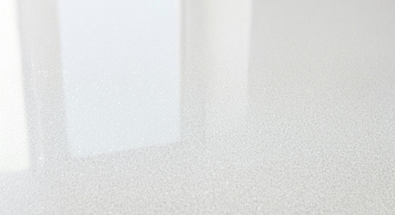 Engineered Quartz Composite Countertop in natural light — Fadior