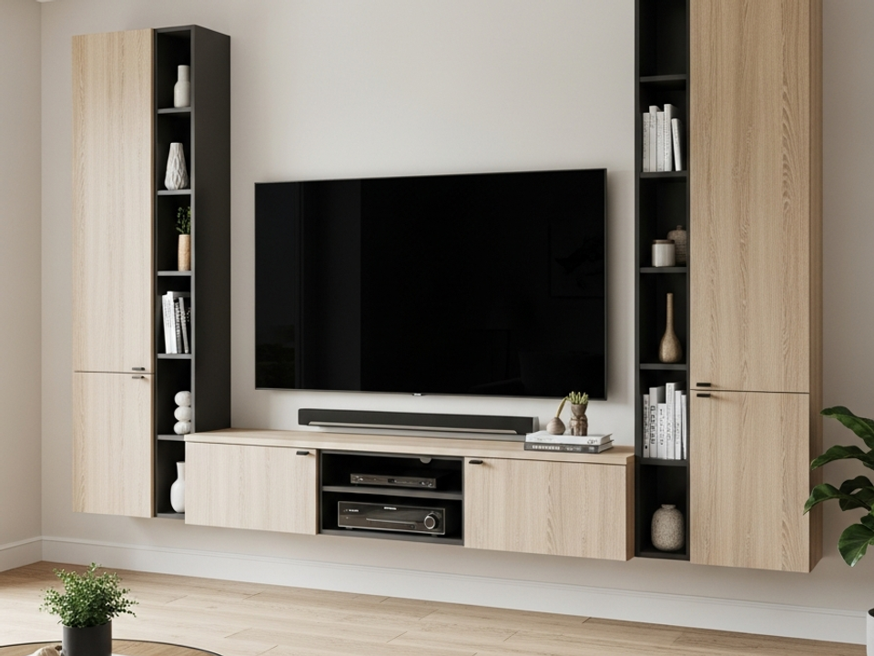 Fadior Veneto Living Room Suite — 304 stainless steel living room system, front view