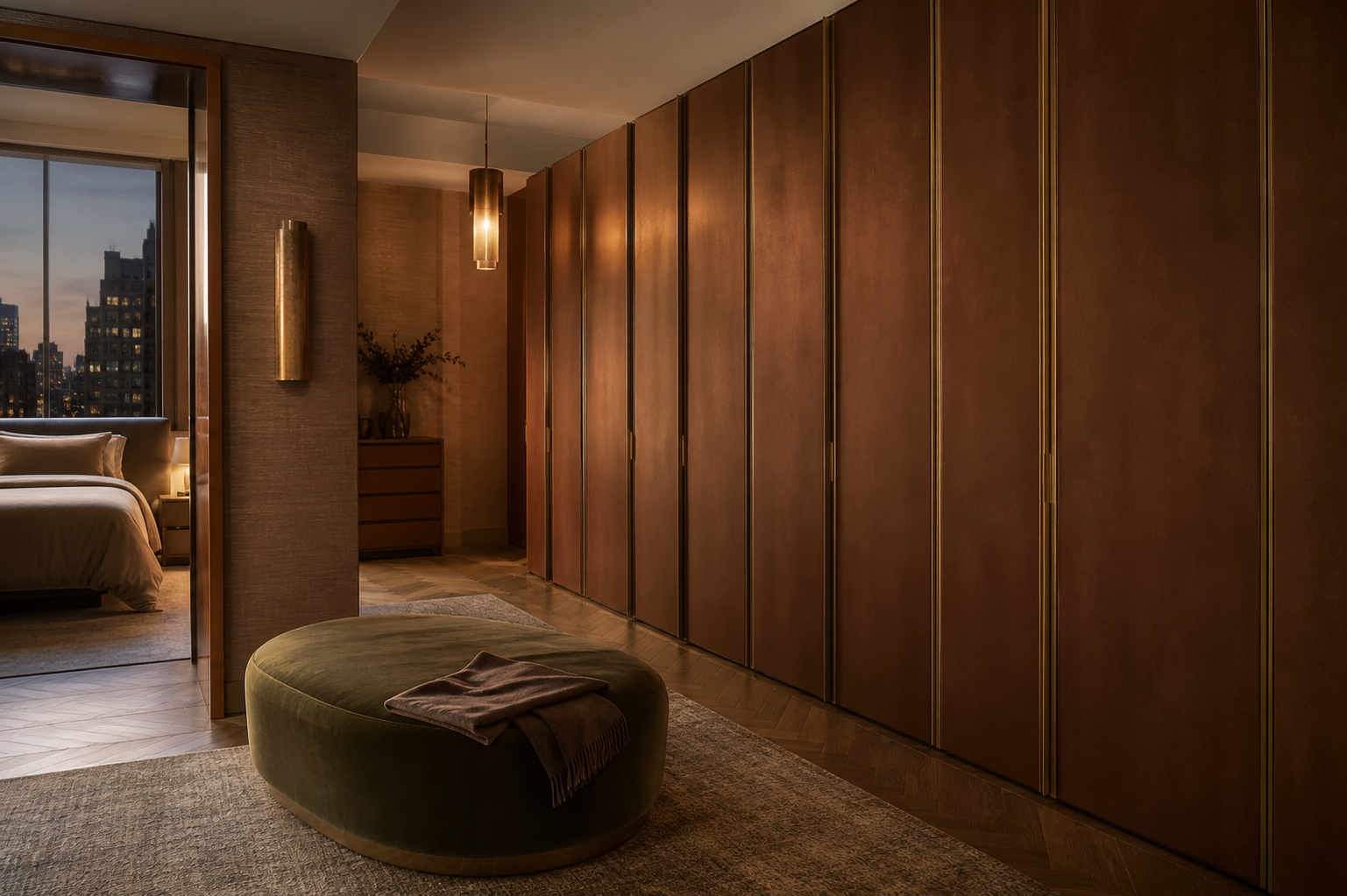 Suite de vestidor Radiance Halo Display Dressing Pavilion perspectiva interior
