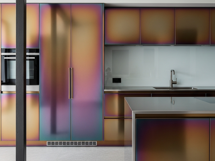 Fadior Abyss Kitchen Suite — 304 stainless steel kitchen system, front view