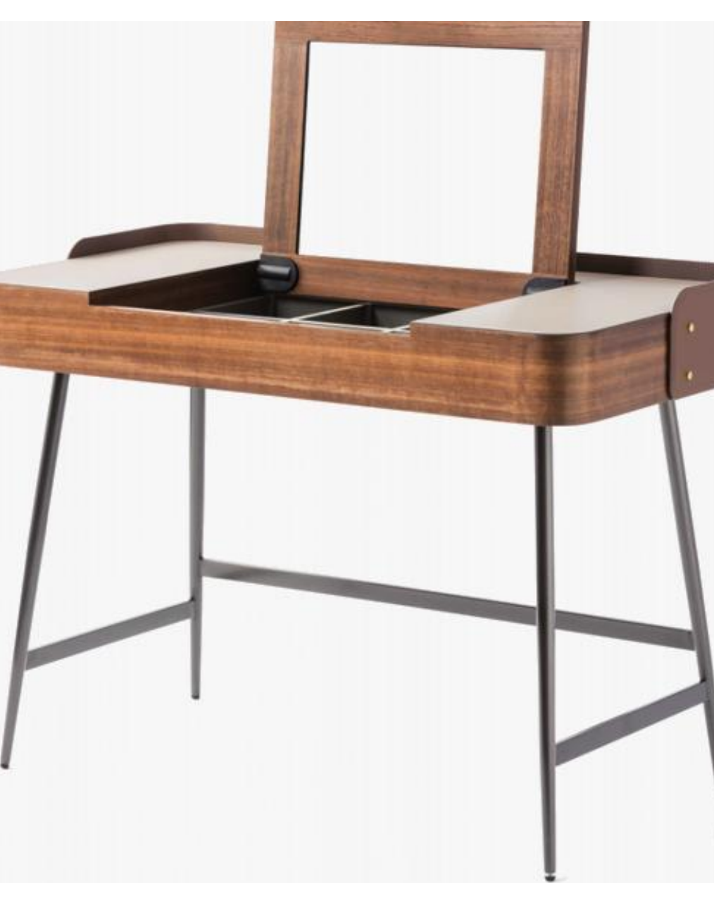 Leather-Accent Dressing Table product photo for FADIOR HOME shop
