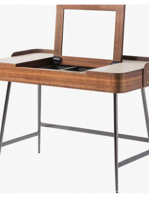Leather-Accent Dressing Table product photo for FADIOR HOME shop