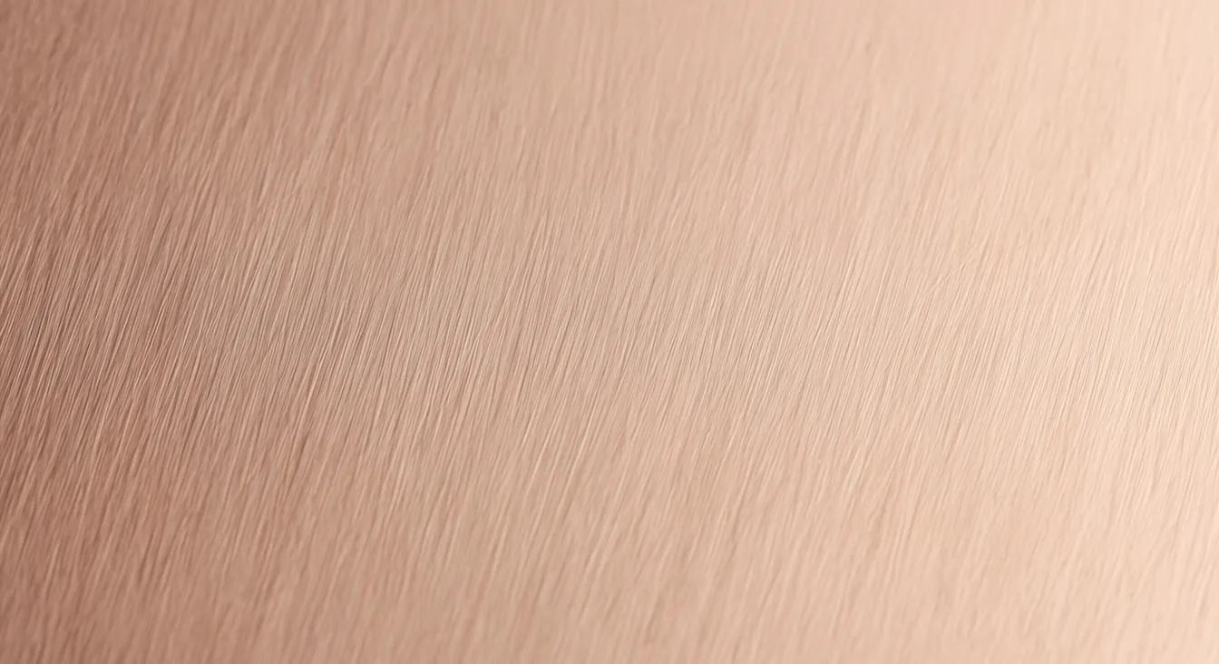 PVD Rose Gold Finish in natural light — Fadior