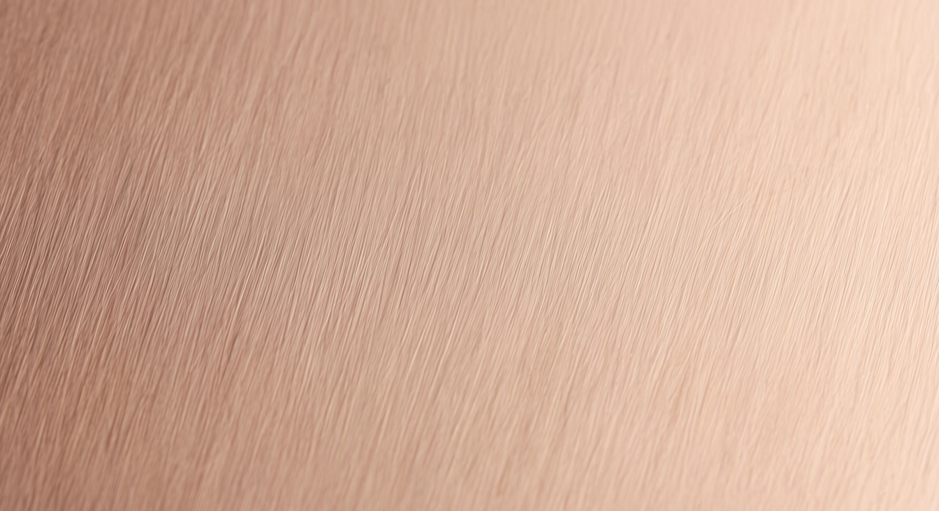 PVD Rose Gold Finish in natural light — Fadior