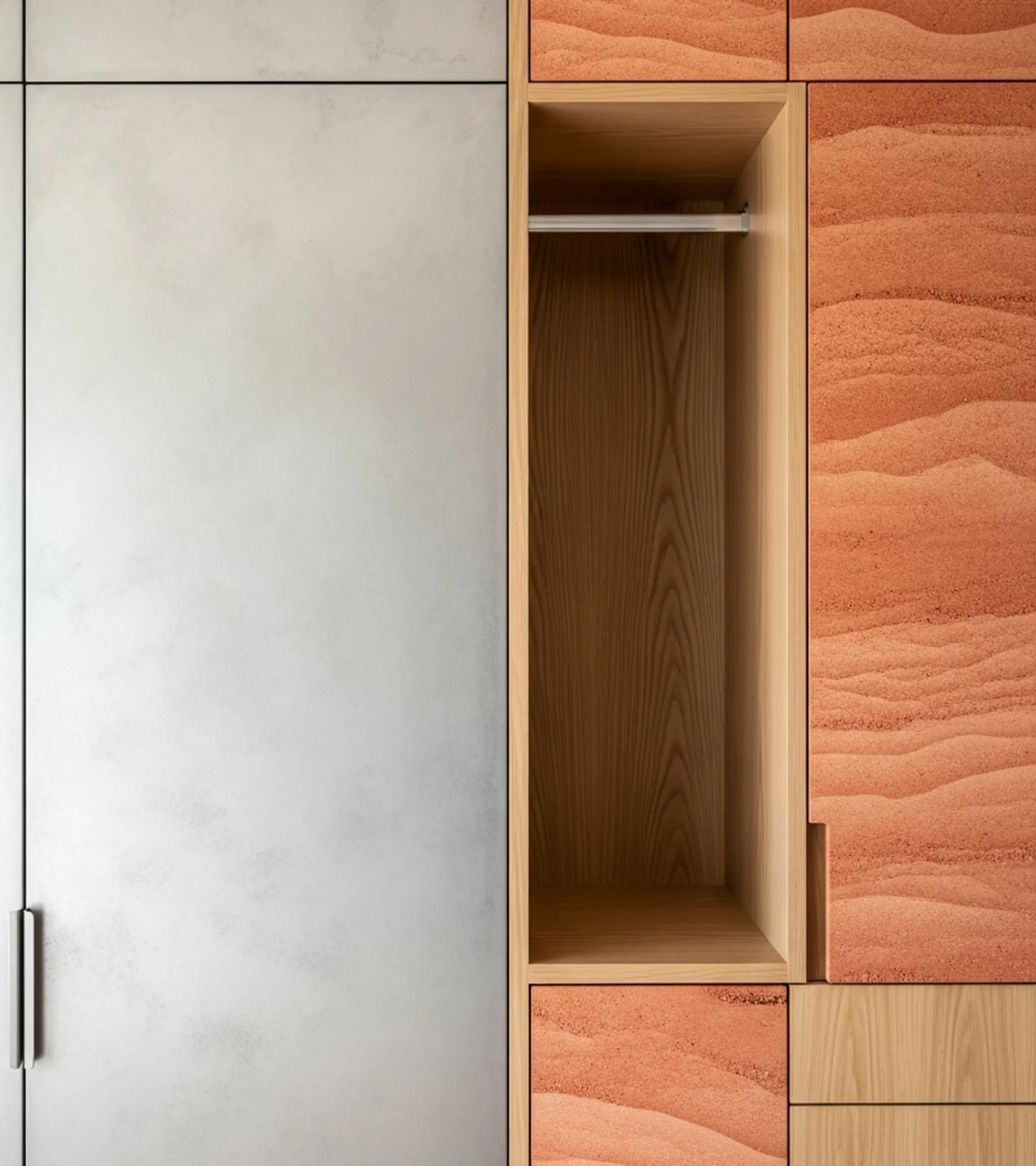 Suite de Armario Brera acabado y detalle