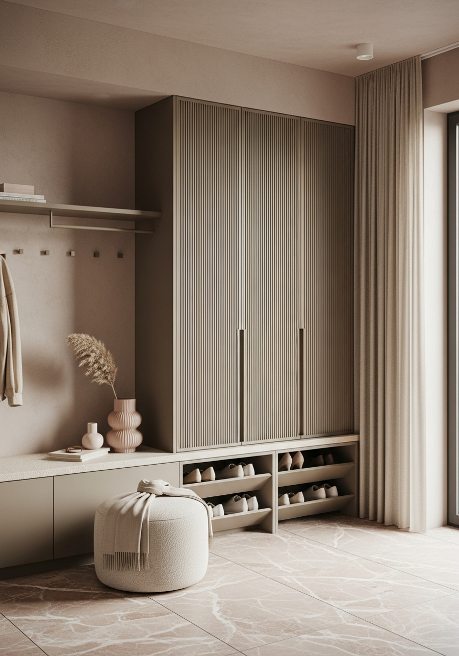 Fadior Archetype Entryway Suite — 304 stainless steel entryway system, front view
