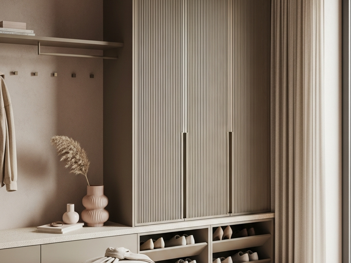 Fadior Archetype Entryway Suite — 304 stainless steel entryway system, front view