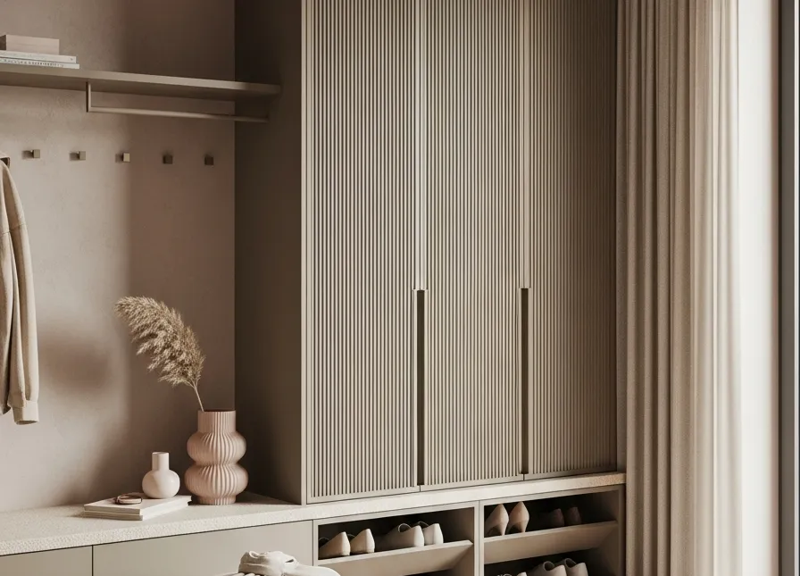 Fadior Archetype Entryway Suite — 304 stainless steel entryway system, front view