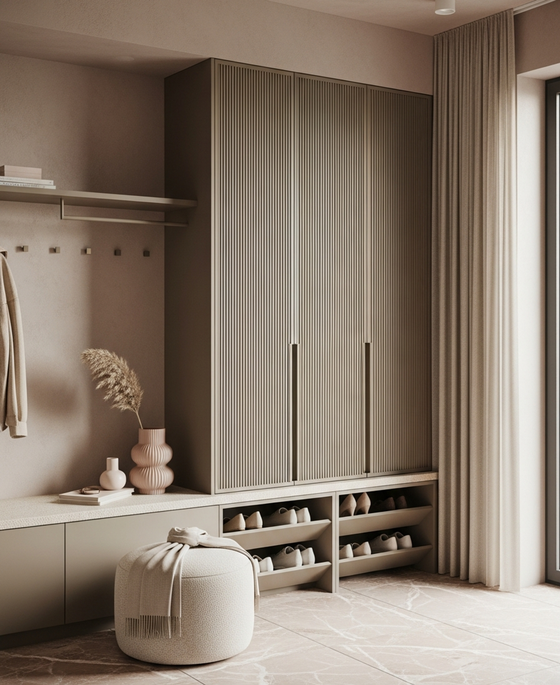 Fadior Archetype Entryway Suite — 304 stainless steel entryway system, front view