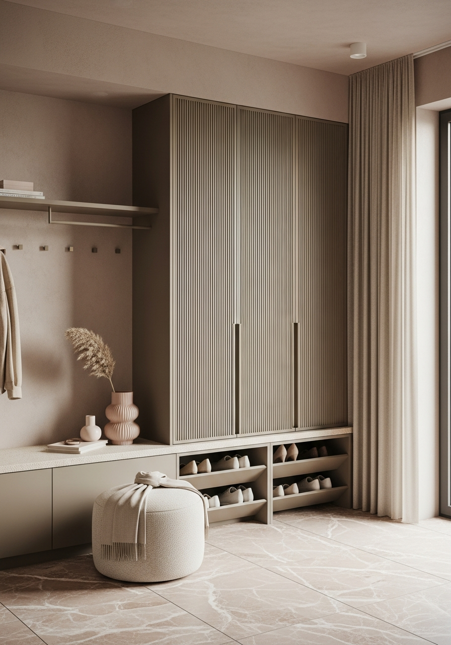 Fadior Archetype Entryway Suite — 304 stainless steel entryway system, front view