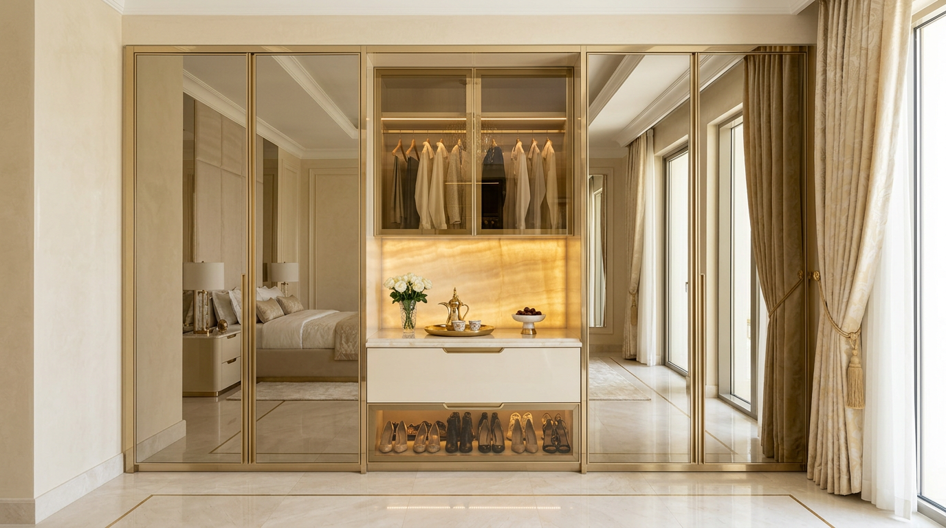 Fadior Elementum Wardrobe Suite — lifestyle setting with natural light and residential styling