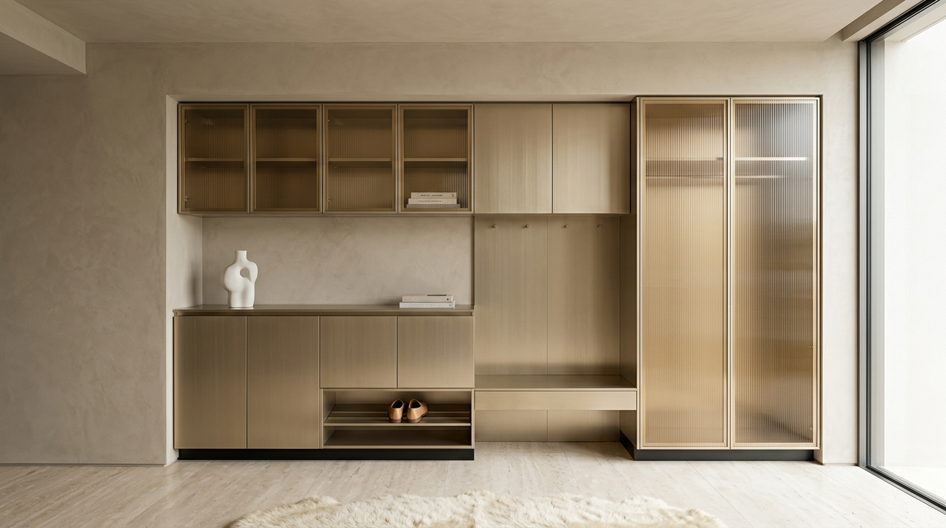 Fadior Archetype Entryway Suite — lifestyle setting with natural light and residential styling