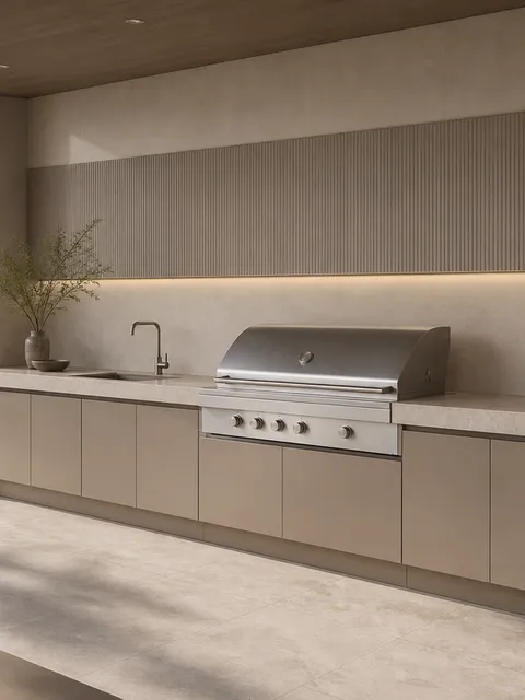 Suite de Cocina Exterior Vantage con Eje de Parrilla Courtyard