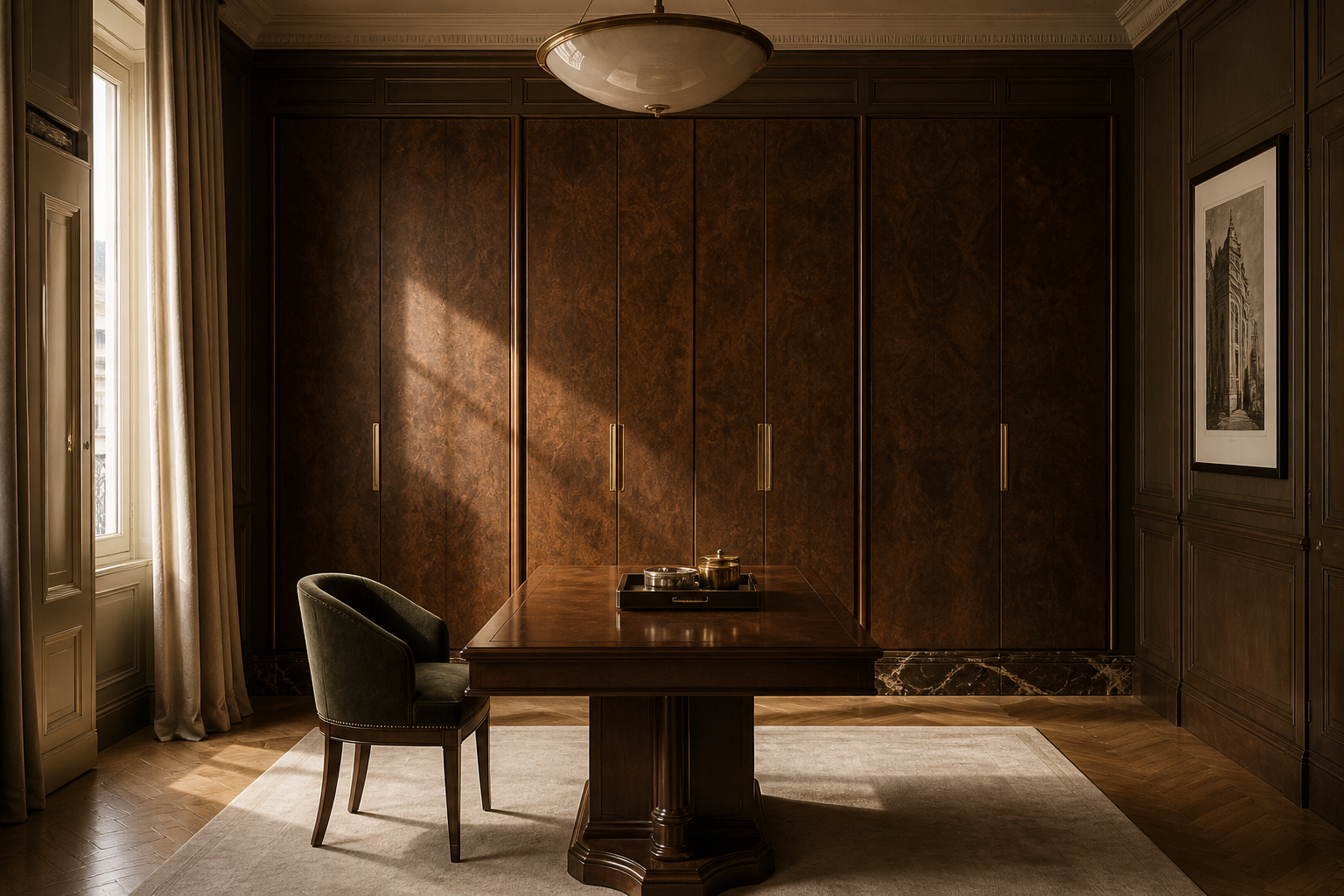 Conjunto de vestidor Voyage con galería de revelado de precisión estudio de adaptación