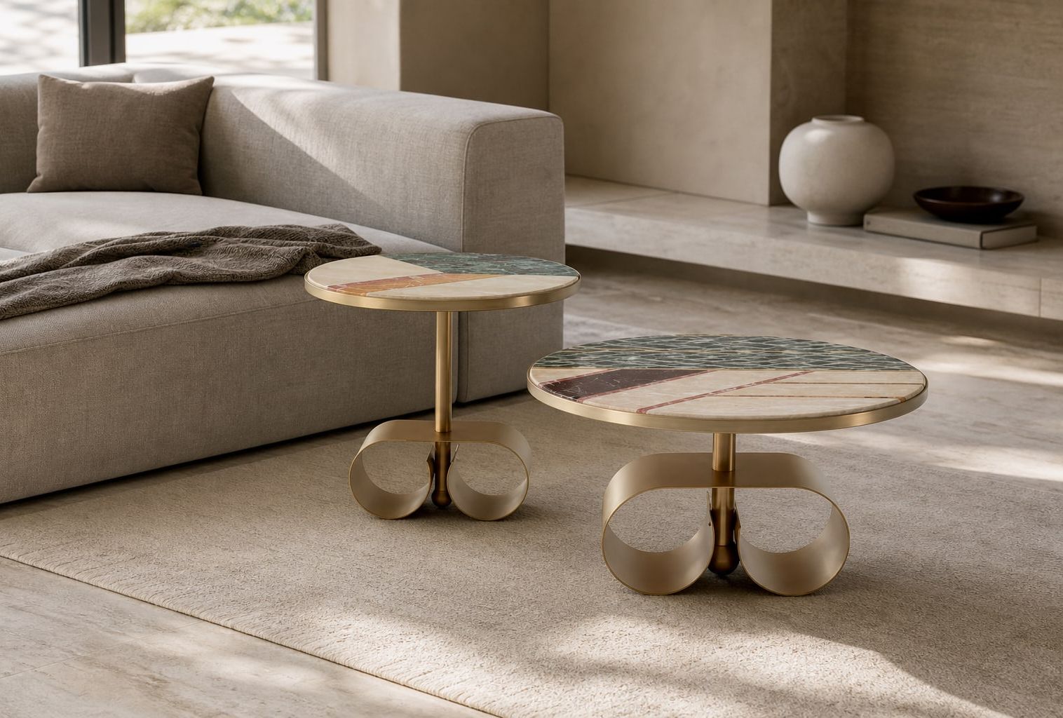 Side Table styled in a FADIOR HOME interior setting