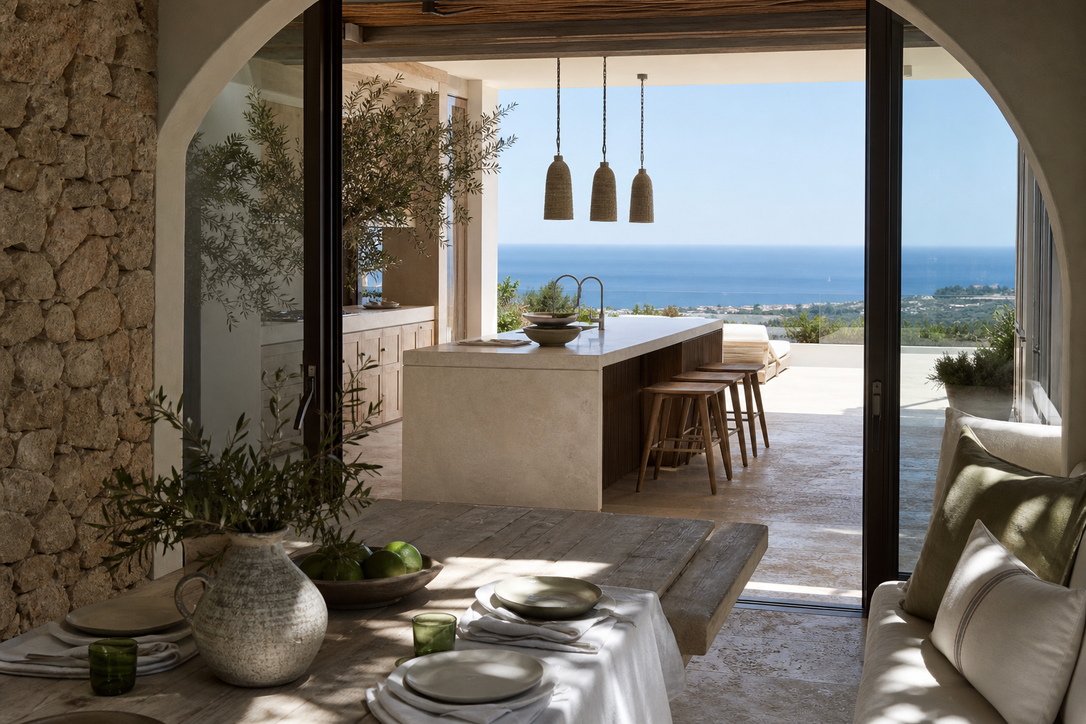 Penthouse de 220 m² en Ciudad del Cabo: cocina y baño imagen 2