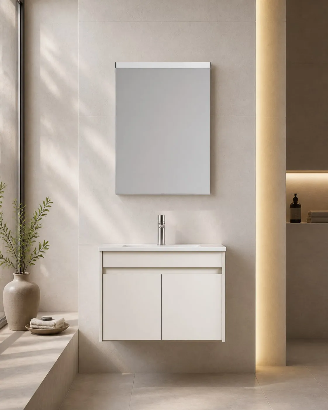 Top-Light Mirror-Cabinet Vanity 600×485×500 mm
