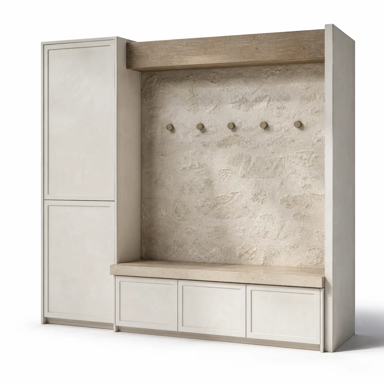 Suite de Entrada Loggia con Banco Travertine Keydrop vista principal