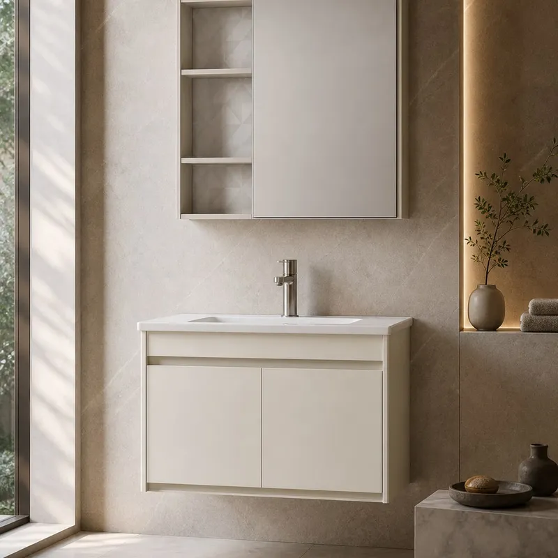 Top-Light Mirror-Cabinet Vanity 800×485×500 mm