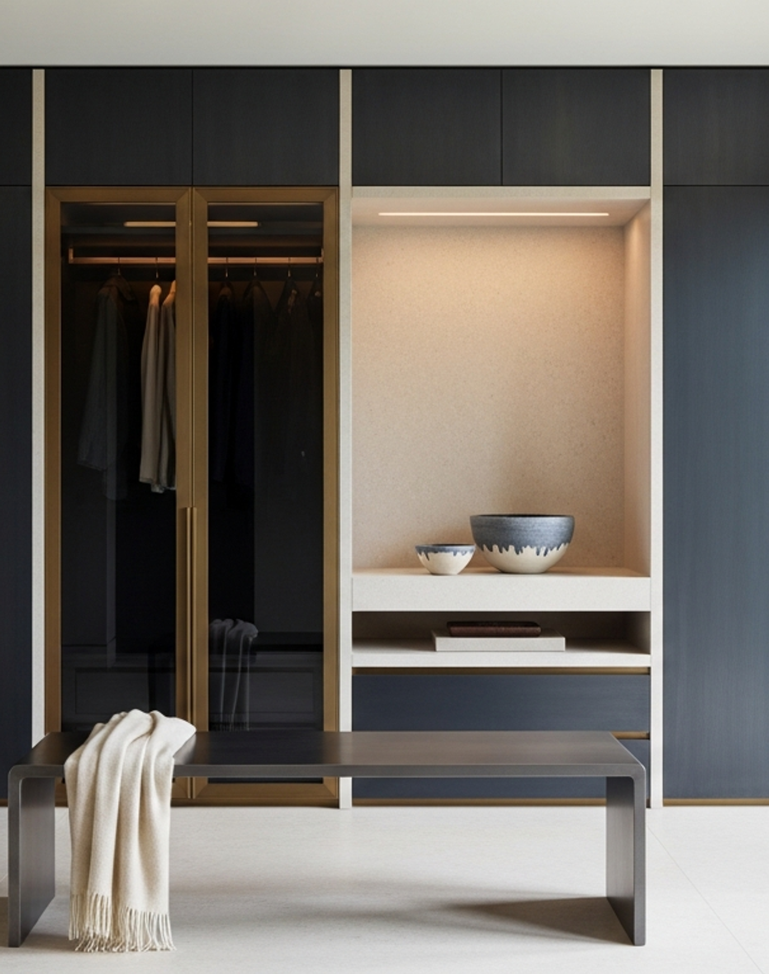 Fadior Brera Wardrobe Suite — lifestyle setting with natural light and residential styling