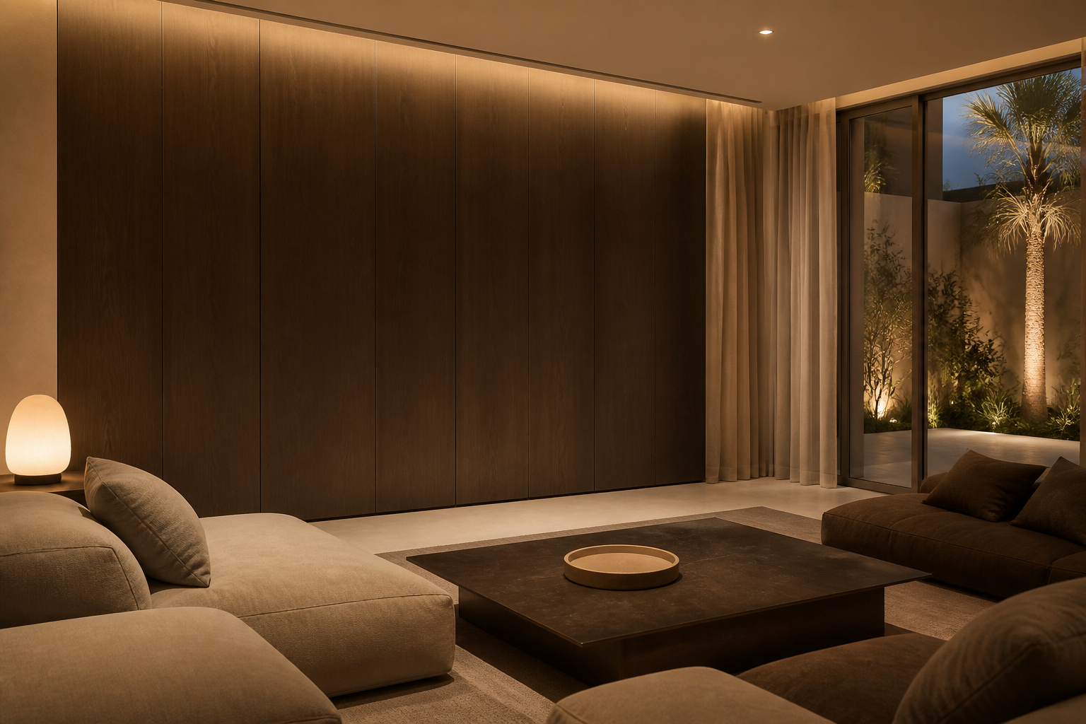 Fadior Silvan Living Room Suite with Courtyard Threshold Gallery — lifestyle setting with natural light and residential
